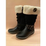 Сапоги зимние Фламинго для девочек нат.кожа  /нат.мех