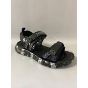 Босоножки  Калория для мальчика черные,открытые