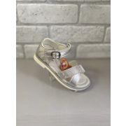 Босоножки Сказка для девочек в серебристом цвете/анатомическая стелька