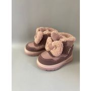 Ботиночки Том Мики зимние для девочек на липучке/нат.шерсть