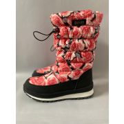 Сапоги Би-Ки для девочек зимние на молнии/высокие /нат.шерсть