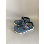 Туфли текстильные Зебра для мальчика с анатомической кожаной стелькой