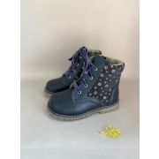 Ботинки Котофей демисезонные ,кожаные для девочек с подкладкой байка