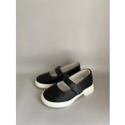 Туфли Кеддо для девочек на липучке/нат.кожа/анатомическая стелька